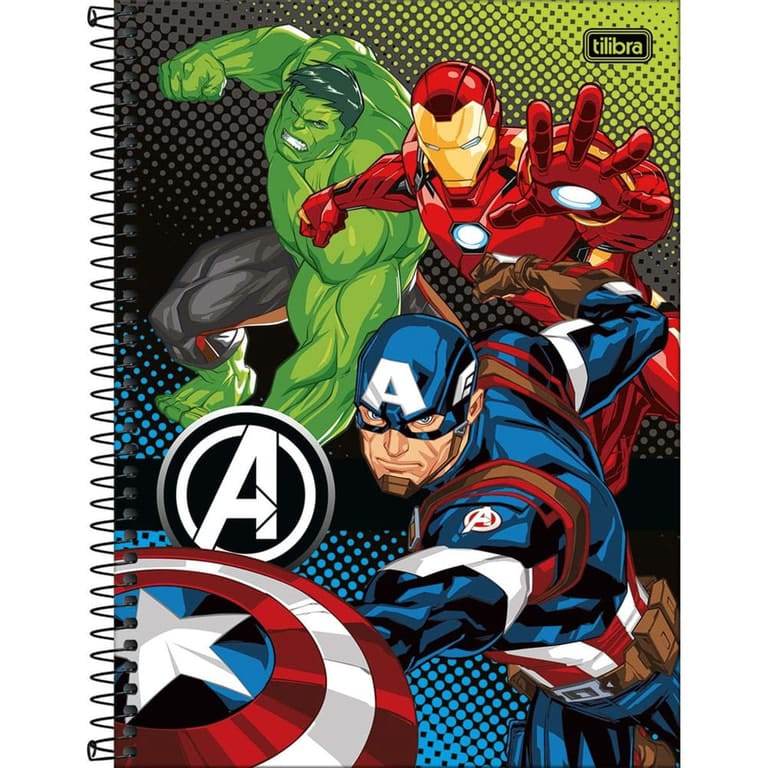 CADERNO C.D. 10X1 AVENGERS